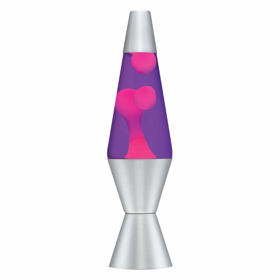 14.5" LAVA LAMP - PINK/PURPLE/SILVER [M3WT]