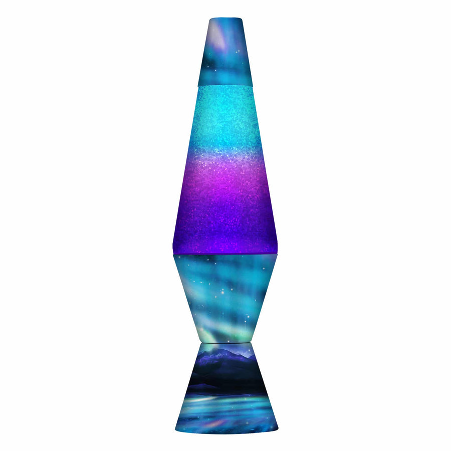 14.5" LAVA LAMP COLORMAX NORTHERN LIGHTS - GLITTER [S8PO]