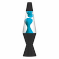 14.5" LAVA� Lamp Neon - neon blue wax, clear liquid, black base and cap