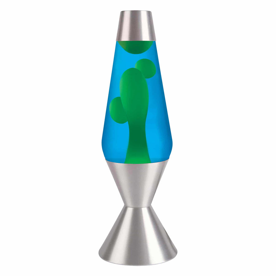 16.3" LAVA LAMP - YELLOW/BLUE/SILVER [3XVZ]