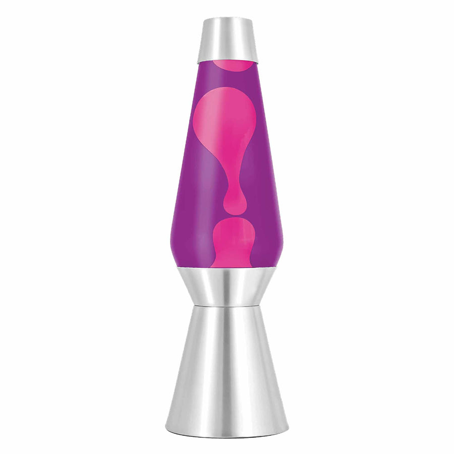 27" LAVA LAMP GRANDE - PINK/PURPLE/SILVER [NMMX]