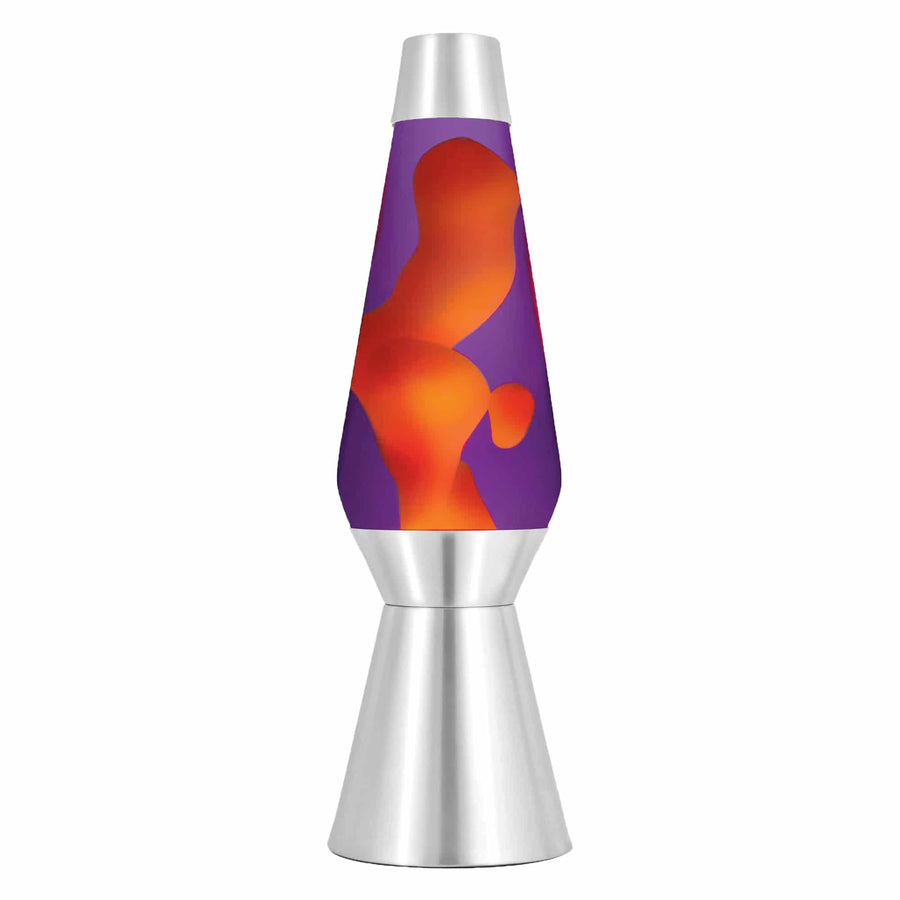 27" LAVA LAMP GRANDE - YELLOW/PURPLE/SILVER [68IW]